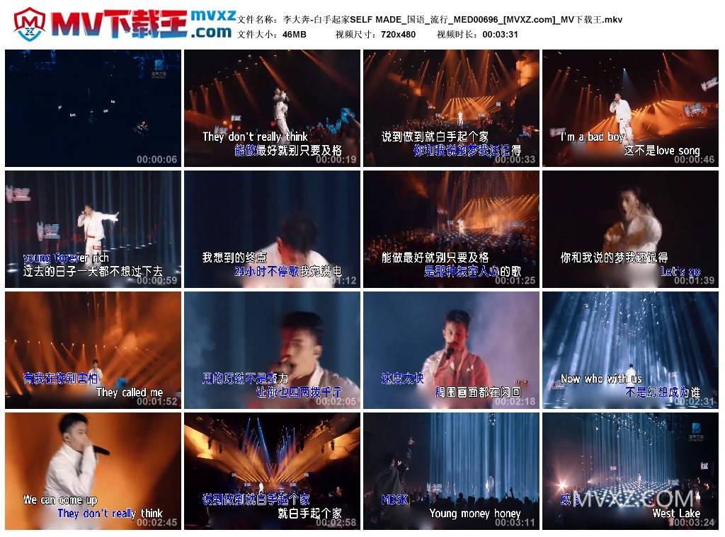 李大奔-白手起家SELF MADE_国语_流行_MED00696